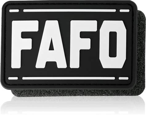 Amazon FAFO PVC Patch 1 Pc Fuck Around And Find Out Patch Funny Tactical Patch Military