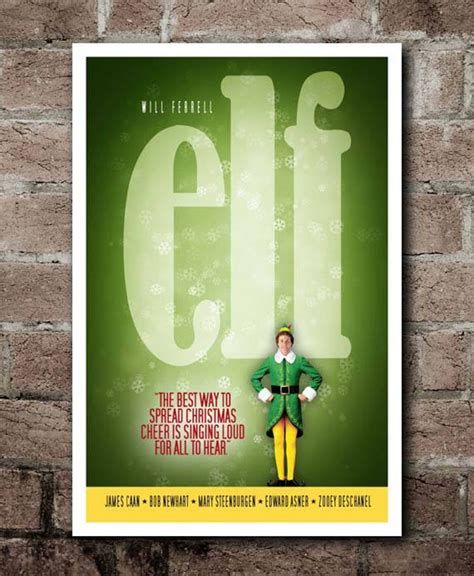 ELF Movie Quote Poster 12x18 | Etsy