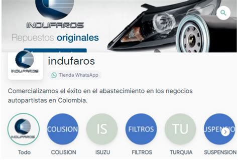 Pedidos Indufaros Importadora Y Comercializadora De Autopartes