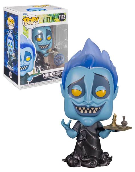 Funko Pop Disney Villains 1142 Hades With Chess Board New Mint