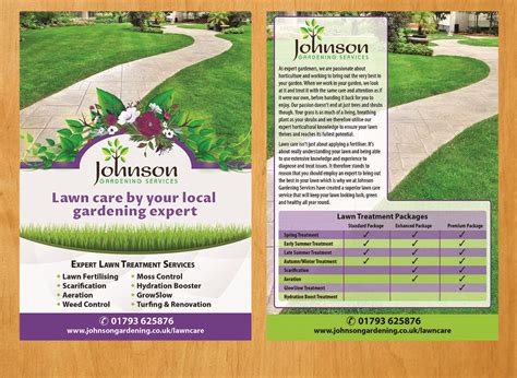 Bold Modern Home And Garden Flyer Design For Johnson Gardening