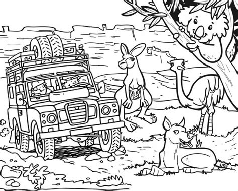 Coloriage Australie Imprimer