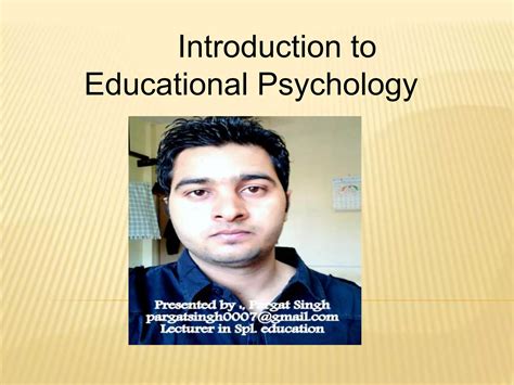 ppt on educational psychology | PPTX