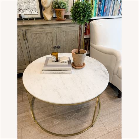 Anthropologie Marble Coffee Table Aptdeco