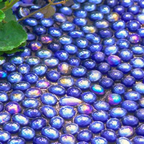 Glass Pebbles Glass Pebbles Form A Colorful Light Reflective Surface But Be Warned They Are