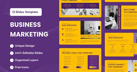 Business Marketing Presentation Template Presentation Templates Envato Elements