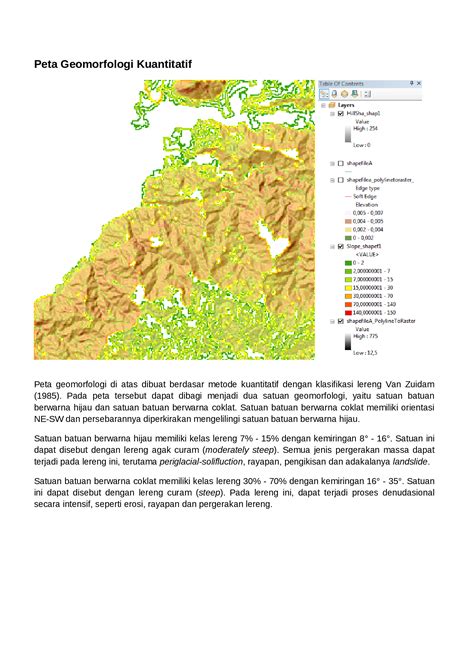 Docx Pengertian Geomorfologi Dan Peta Geomorfologi Dokumen Tips The