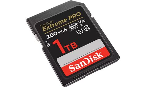 SanDisk 1TB SDXC Extreme PRO 200MB/s A2 C10 V30 UHS-I U3 - Karty ...