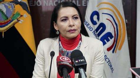 Presidenta del CNE responde a Fiscalía y Contraloría El Diario Ecuador