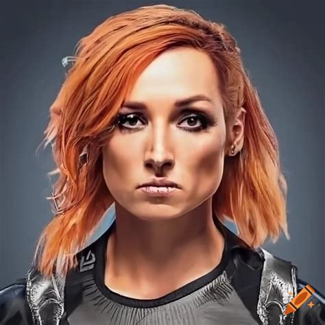 Becky Lynch With Short Hair On Craiyon