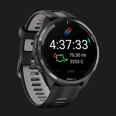 Купити Garmin Forerunner 965 Carbon Gray DLC Titanium Bezel with Black