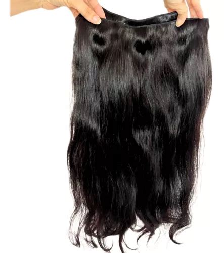 Cabelo Na Tela Humano Limpo Natural 70 75cm 50 Gramas Parcelamento