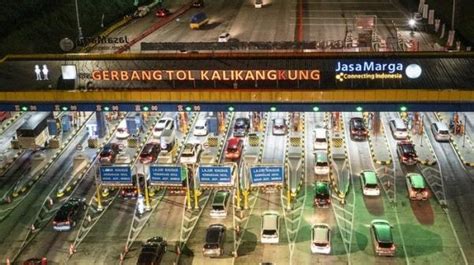 Sebanyak Kendaraan Tinggalkan Jakarta Jelang Libur Nataru