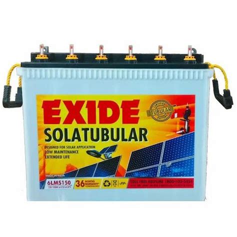 Exide 150 Ah Solar Tubular Battery At Rs 13000 Exide Solar Battery In