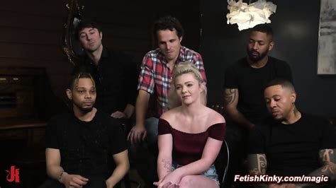 Bound Blonde Anal Gang Banged By Huge Cocks