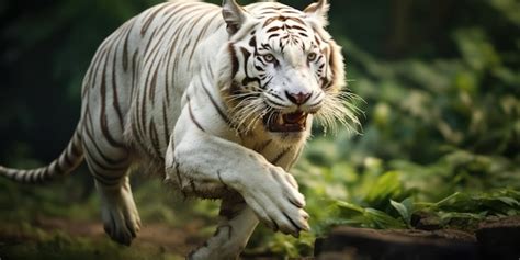 Premium Photo | A Rare Glimpse White Tiger in Nature