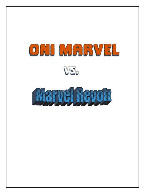 Oni8064 Marvel Universe Vs Frischdvh Marvel By Joyforfun81 On Deviantart