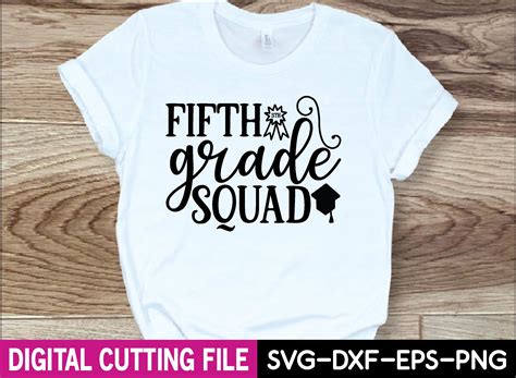 Fifth Grade Squad Svg Design Graphic By Designfactory Creative Fabrica