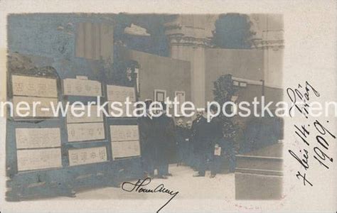 Fotokarte Budapest Briefmarkenausstellung Wiener Werkst Tte