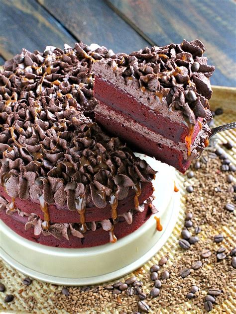 Red Velvet Chocolate Coffee Cake Sweet And Savory Meals