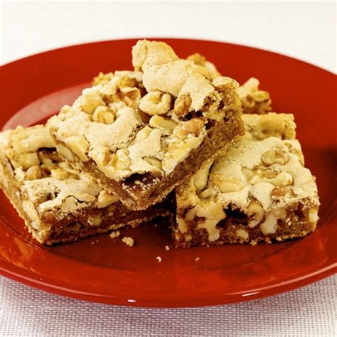 Chewy Walnut Squares Recipe Recipe Dessert Bar Recipe Desserts