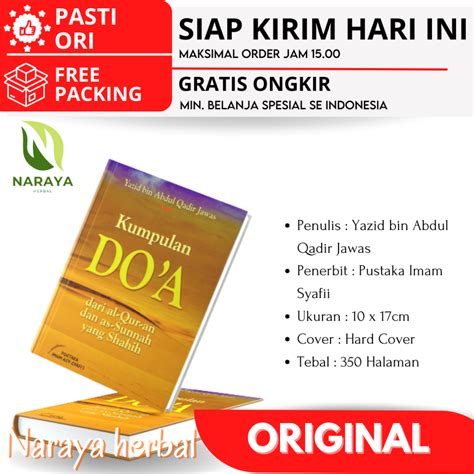 Jual Kumpulan Doa Dari Al Quran Dan As Sunnah Yang Shahih Ustadz Yazid