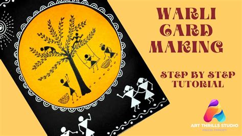 Warli Card Warli Painting For All Youtube