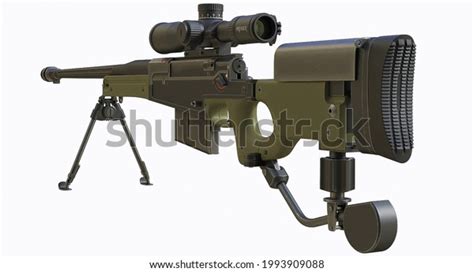 Aw50 Sniper Rifle 3d Model Stock Illustration 1993909088 | Shutterstock