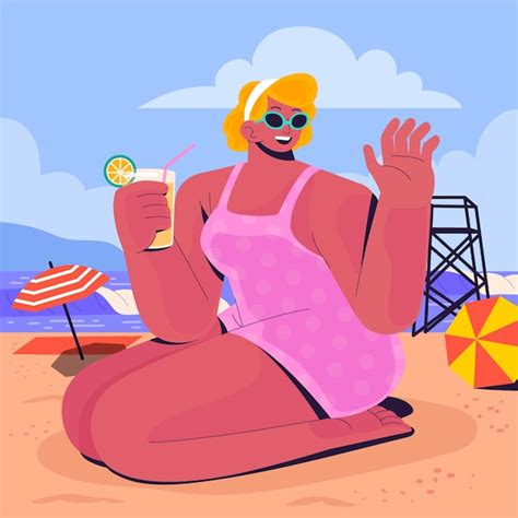 Ilustraci N Plana De Verano De Los Vector Gratis