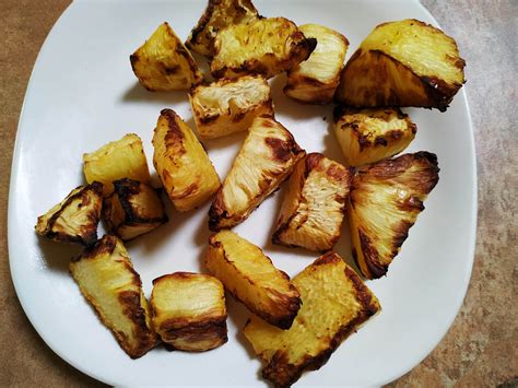 Air Fryer Roasted Pineapple Recipe Allrecipes