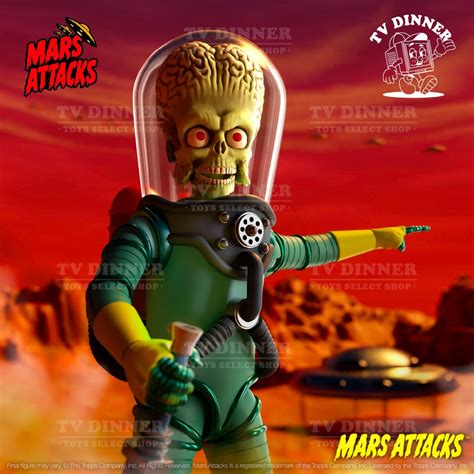 電視晚餐 預購 Mars Attacks 星戰毀滅者 入侵開始版 提姆波頓 7吋可動公仔 豪華配件組 蝦皮購物