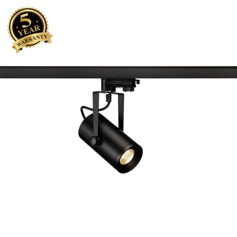 Shop Slv Euro Spot Led Small W Cobled Black K Incl