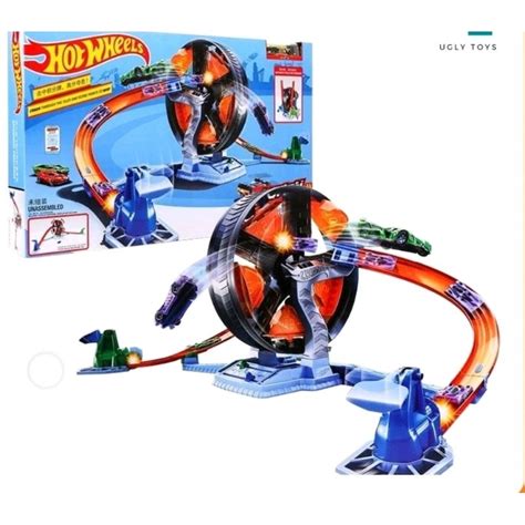 Jual Hot Wheels Action Track Spinwheel Challenge Playset Original Shopee Indonesia
