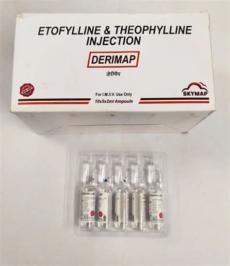 Etofylline Theophylline DERIMAP INJECTION At Best Price In Surat