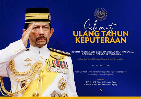 Agong Raja Permaisuri Zahir Ucapan Selamat Ulang Tahun Kepada Sultan