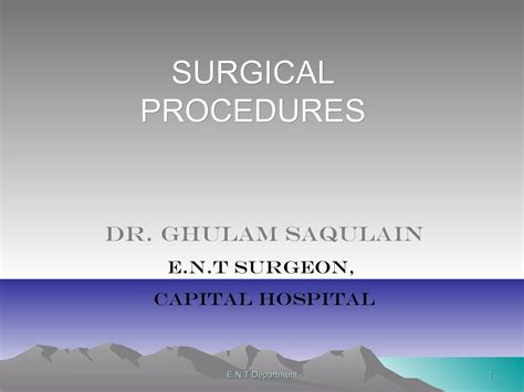 Tracheostomy Surgical Procedure Ppt