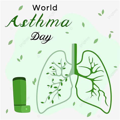 World Asthma Day Png Image World Asthma Day Aerosol Suction Lung