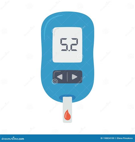 Portable Glucometer With Normal Values Blood Glucose Test Blood Sugar