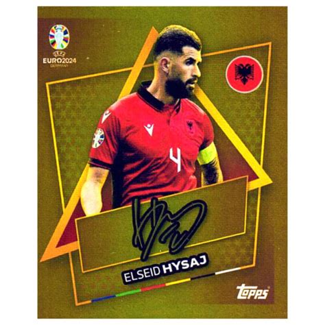 Topps Uefa Euro Fu Ball Em Sammelsticker Gold Signature Sticke