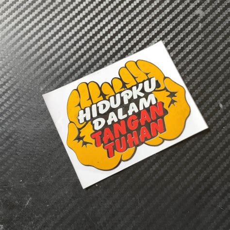 STIKER CUTTING DOA IBU SEPANJANG JALAN VIRAL MURAH Lazada Indonesia