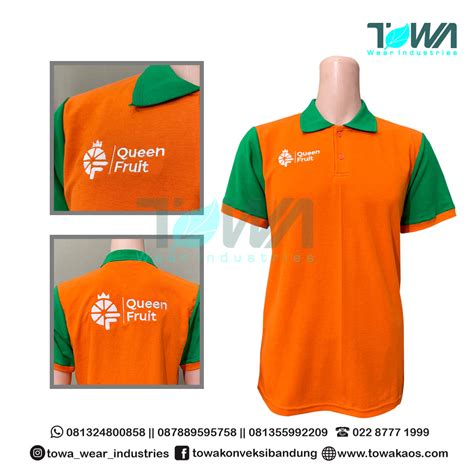 Contoh Desain Kaos Kerah Yang Trendi Dan Stylish Di Towakaos Id