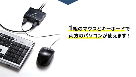 パソコン切替器（キーボード・マウス用・2：1・usb） Sw Km2uu サンワサプライ 激安通販のイーサプライ