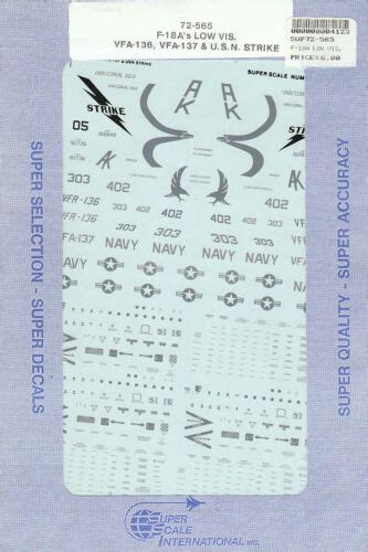 Superscale F A Hornet Low Vis Vfa Vfa Usn Strike