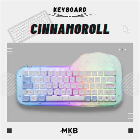 READY STOCK Bongo Cat Mini Cat 64 Cinnamoroll Mechanical Keyboard