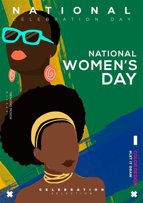 Fashion Creative Applying South Africa Womens Day Festival Poster