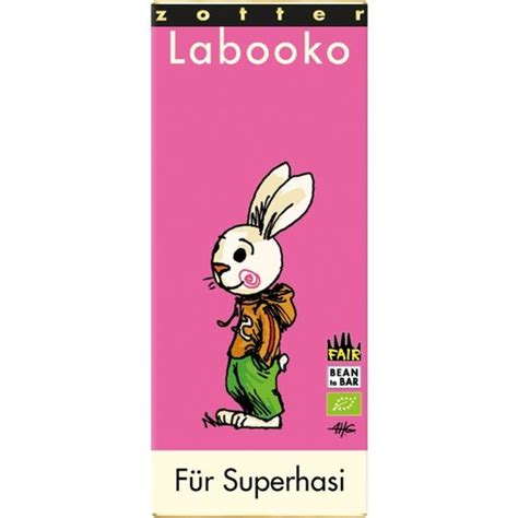 Zotter Schokoladen Bio Labooko Für Superhasi 70 g Piccantino