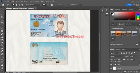 Fake Id Card Psd Template Archives Fakedocshop