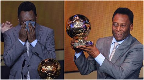 Watch How Pele Cried After Finally Getting His Hands on the Ballon d’Or - SportsBrief.com