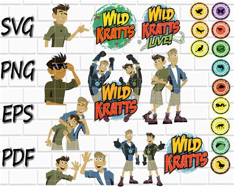 Cartoon SVG Wild Kratts SVG Wild Kratts PNG Wild Kratts - Etsy Australia