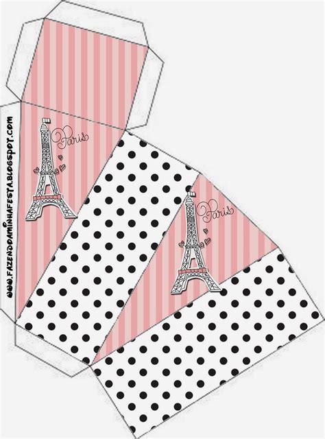 15 Años París Cajas Para Imprimir Gratis Paper Box Template